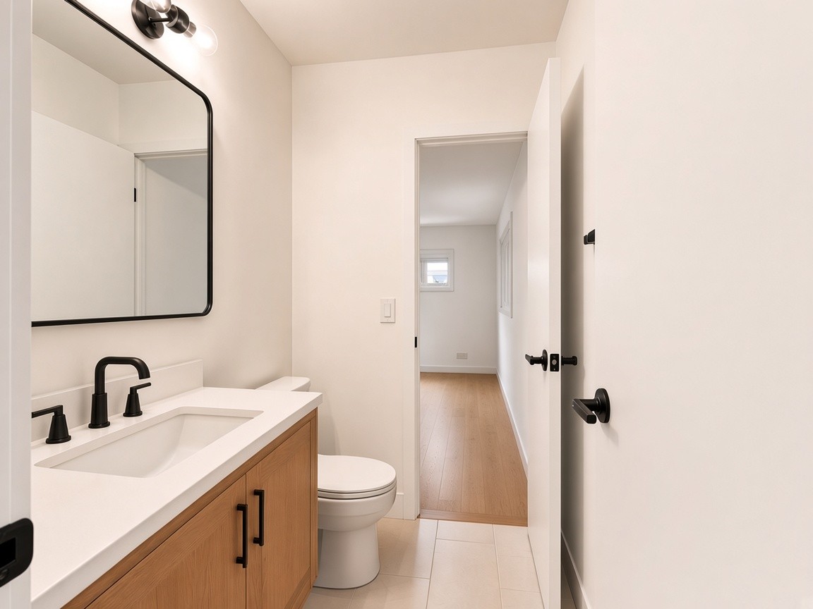 Half bath after, AI concept rendering