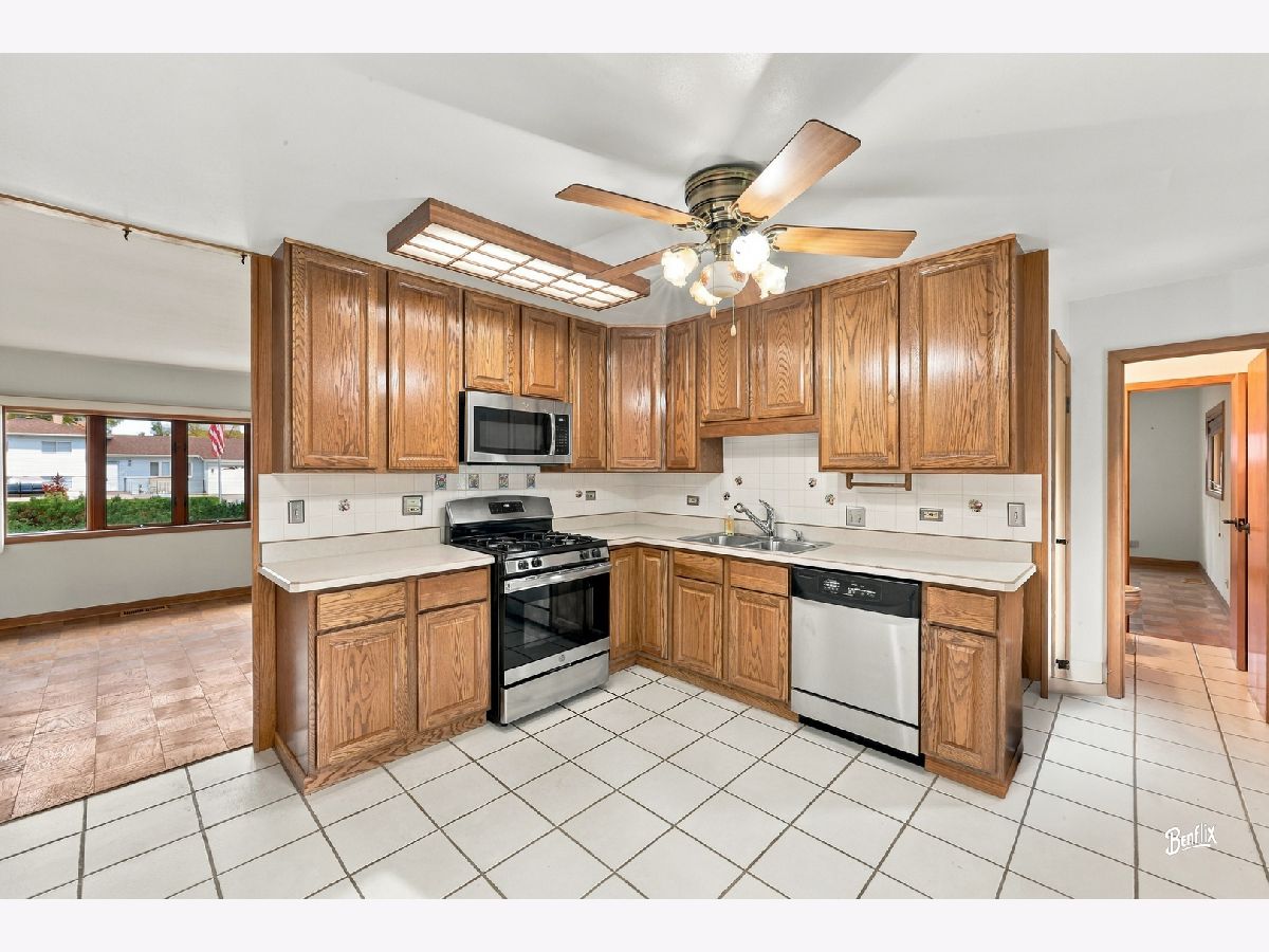 Kitchen before, listing photo